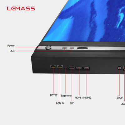 110 Inch LED Screen For Conference Room 1.26mm Pixel Pitch With Wireless Sharing