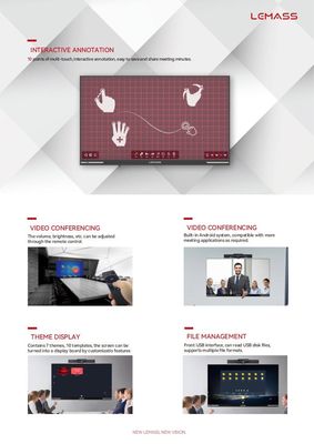220 Inch Commercial LED Display Screen For Meeting Digital Signage 3840Hz Refresh Rate
