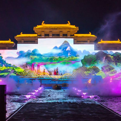 P4.8 events rental led screen display 500*500mm LMS-VVR Series waterproof process design