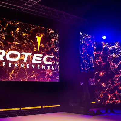 Outdoor P3.9 LED Screen , Large LED Screen Rental With AI Interaction