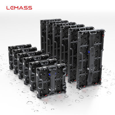 Outdoor P4.8 Rental LED Cabinet Screen 500×500mm With 4500cd/Sqm Brightness