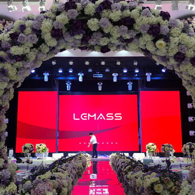 Highly Dynamic Indoor Rental LED Cabinet Display P2.9 With Seamless Protection
