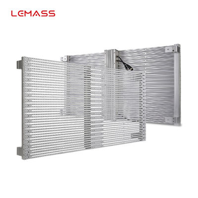 P6 transparent LED screen display 1000*500mm LMS-Mesh better heat dissipation