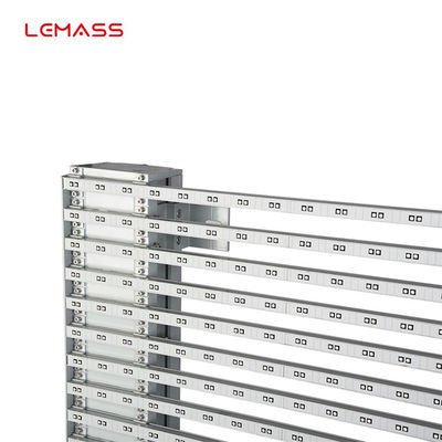 P8 commercial transparent LED display1000*500mm LMS-Mesh custom appearance colors