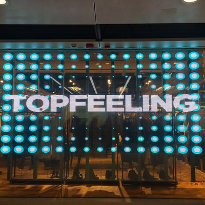 Waterproof Transparent LED Panels , P20 MicroLED Display Screen 1000×1000mm