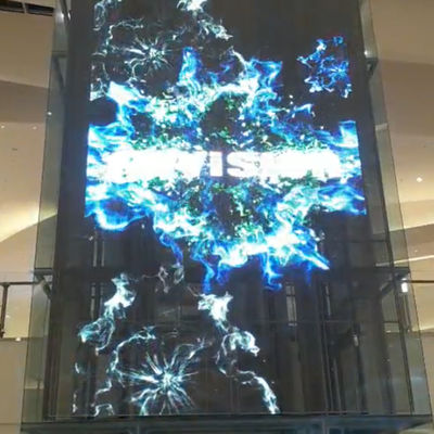 SMD 3510 Transparent LED Display Panel P20.8 Lightweight Compact