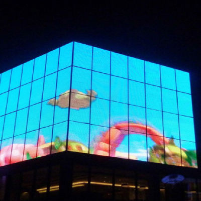 1000×1000 High Brightness LED Display , P25 SMD Outdoor Transparent LED Screen