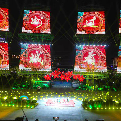 DIP 2R2G2B Transparent LED Screen , P50 Waterproof Outdoor LED Display Screen