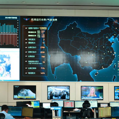 Automatic Alignment LED Video Wall Cabinet P2 With Die Cast Aluminum Structure