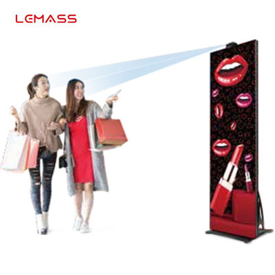 Flexible HD Digital P1.9 LED Poster Display Waterproof 2880hz Refresh Rate