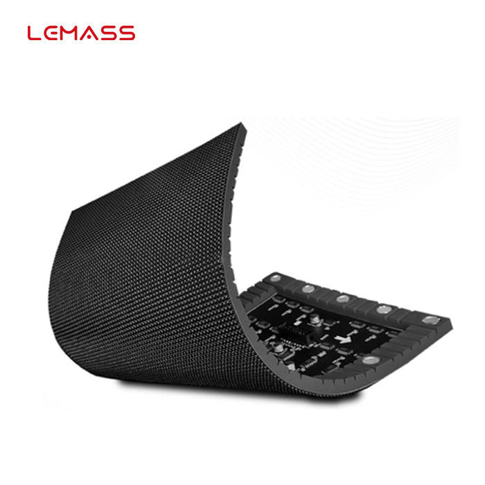 P1.8 Arc Shaped Curved LED Display , Flexible LED Module For Indoor