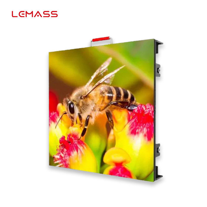 P4.8 Outdoor Rental LED Display Screen Anti Interference Double Arc Lock Structure